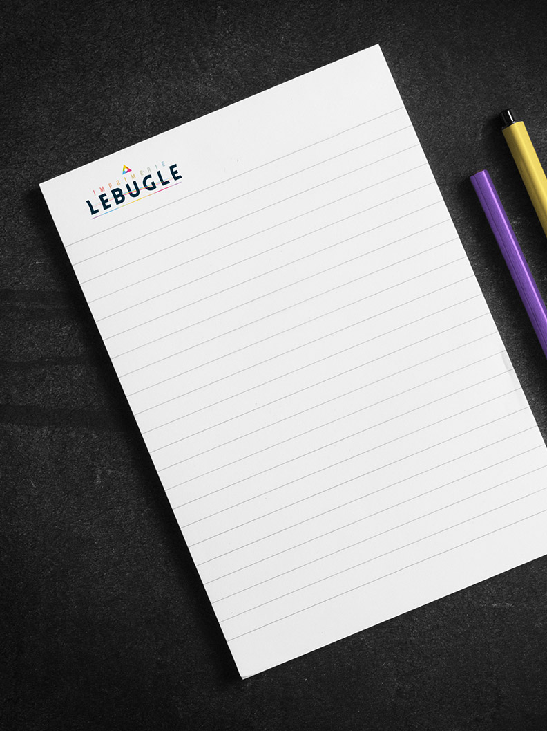 Bloc-notes — Imprimerie Lebugle