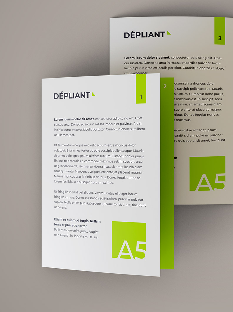 Dépliants — Imprimerie Lebugle